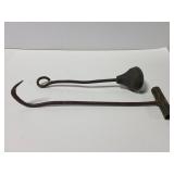 Hay hook and unknown tool