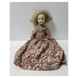 Old vintage porcelain doll