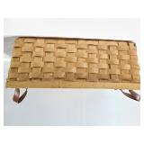 Large woven basket with handles