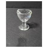 Tiny glass goblet trinket