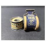 Pair of vintage Adhesive tape rolls
