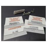 The Franklin Mint cast metal train cars