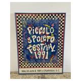 199 Piccolo Spoleto festival framed poster