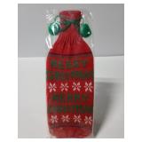 Merry Christmas wine bottle sweater