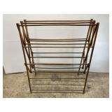 Large vintage wood drying rack
