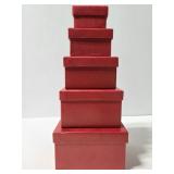 Set of 5 nesting boxes