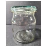 Glass jar with lid