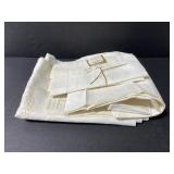 Lot of 4 antique embroidered linen pillow cases