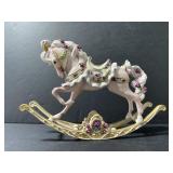 Vintage hand painted porcelain pony