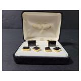 Vintage new Attaché man on the go cufflinks set