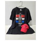 Jack Daniels hat and xl t-shirt