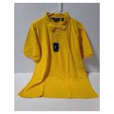 New w/ tag size large Regent yellow collard shirt