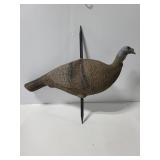 1996 Delta pheasant rubber decoy on stake