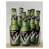 Molson ICE large metal beer sign