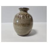 Small signed 1979 pottery vase
