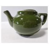 Small Hall pottery green teapot