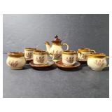 Childs drip pottery tea set