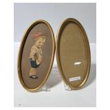 Antique oval frames