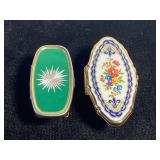 Lot of 2 vintage lipstick mirror rings