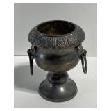 Vintage iron metal candle pillar