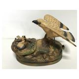 Vtg Book of  Knowledge Cast iron mechanical bank