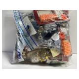 Large lot of vintage crafting supplies & buttons