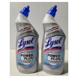 Two new Lysol toilet bowl cleaner