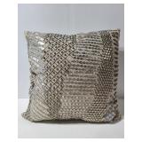 New with tags sequin bead throw pillow