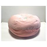 PillowFort large 2-toned pink canvas bean bag seat