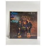 Vintage 1962 Peter, Paul, & Mary LP record