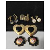 Vintage clip on earring collection