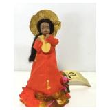 Hawaiian Makaleka tapa mache doll