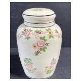 Antique floral porcelain shaker