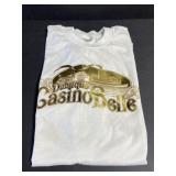 Vintage Dubuque Casino Belle gold foil T-shirt