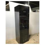 Stack-On black steel locking gun safe w/ keys
