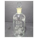 Glass Con Acid Nitric HNO³ bottle