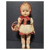 Vintage Red Riding hood doll