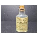 Antique pharmacy pill bottle