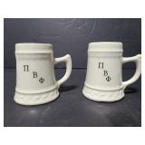Pair of Balfour ceramic mini mugs