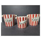 1959 ceamic Chips & Candies carnival buckets