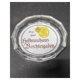 Glass "Hofbrauhaus Berchtesgaden" ashtray