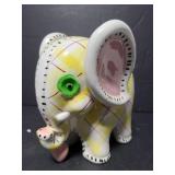 Napco ceramic Nursery elephant planter