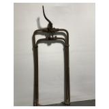 Antique primitive large industrial ice block tongs