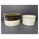 Pair of 2 stone crocks