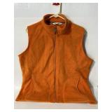 Woolrich Orange XL fleece vest