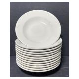 Lot of 12 homer Laughlin best China soup bowls