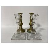Lot of 4 mini candlesticks