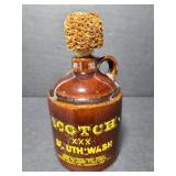 Small Scotch mouth wash crock jug