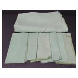 Seven piece table linens set