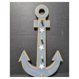 Wood anchor wall rack